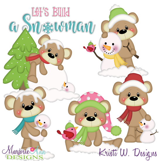 Payton's Winter Friends SVG Cutting Files Includes Clipart - Click Image to Close